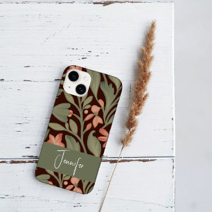 Vintage botanische Künste und Kunsthandwerk Case-Mate iPhone Hülle