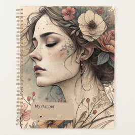 Vintage Botanische Muse Planer