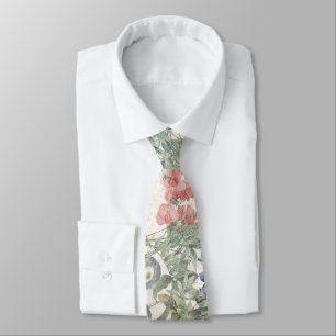 Vintage botanische Redoute Blumengarten-Krawatte Krawatte