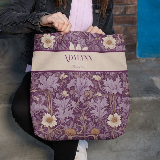 Vintage botanische Rentengeschenke für Mama Violet (Vintage Botanical Retirement Gifts for Mom)