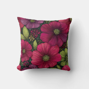 Vintage Botanische Romantische Chic Florale Stilvo Kissen