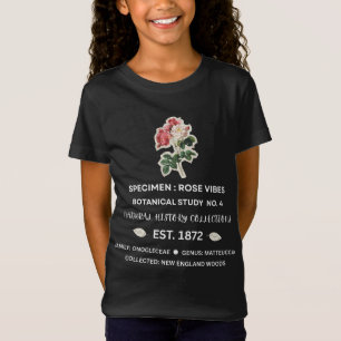 Vintage Botanische Rose Vibes T-Shirt
