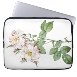 Vintage botanische Rosen Laptopschutzhülle