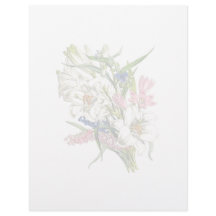 Vintage botanische Seite