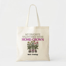 Vintage Botanische Selbstgezogene Valentinstage Wi Tragetasche