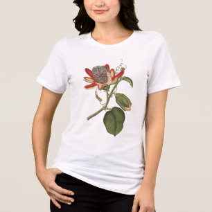 Vintage botanische Studie Passion Blume Tri-Blend Shirt
