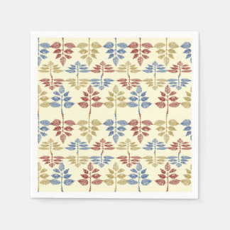 Vintage botanische Tapisserie Serviette