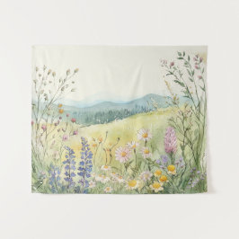 Vintage botanische Wanddekoration Wandteppich