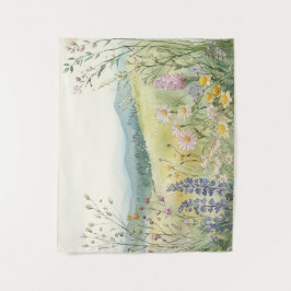 Vintage botanische Wanddekoration Wandteppich