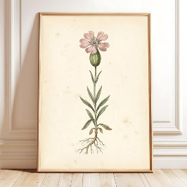 Vintage Botanische Wanddruckgalerie Poster