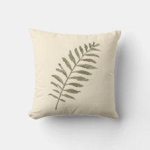 Vintage Botanische Wasserfarbe Grün Blätter Wurf K