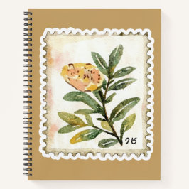 Vintage Botanischer Blätter | Cottagecore Natur Notizbuch