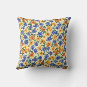Vintage botanischer Chic rustikaler florale Dekor Kissen