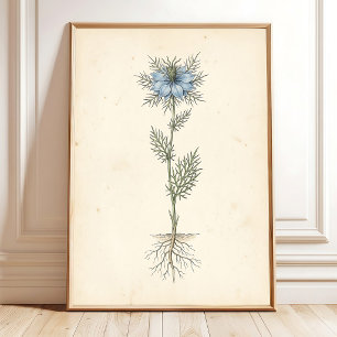 Vintage Botanischer Druck Leinwand Kunst Poster