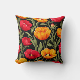 Vintage Botanischer Romantischer Chic Floral Kissen