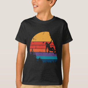 Vintage Bouldering Berg Klettergeschenke Cl T-Shirt