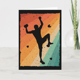 Vintage Bouldering-Design für Männer Frauen Kinder Karte