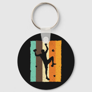 Vintage Bouldering Design für Männer Frauen Kinder Schlüsselanhänger