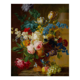 Vintage Bouquet von Pieter Faes Poster