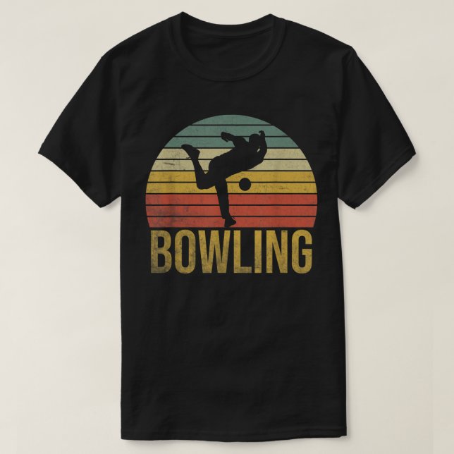 Vintage Bowling - Bowler Retro Gift 762 T-Shirt (Design vorne)