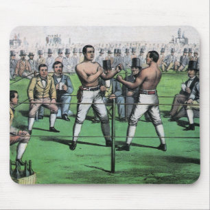 Vintage-Boxen, großer Kampf um die Meisterschaft Mousepad