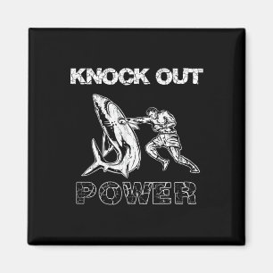 Vintage Boxer Mann Knockout Kraft, Bestes Boxen Ki Magnet