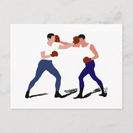 Vintage Boxgeschenke Postkarte