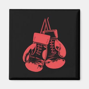 Vintage Boxhandschuhe Kickboxen Boxen Liebhaber Bo Magnet