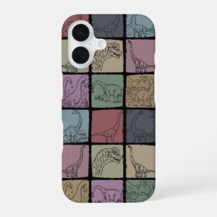 Vintage Brachiosaurus-Dinosaur Retro-Handyhülle iPhone 16 Hülle