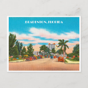 Vintage Bradenton, Florida Postkarte