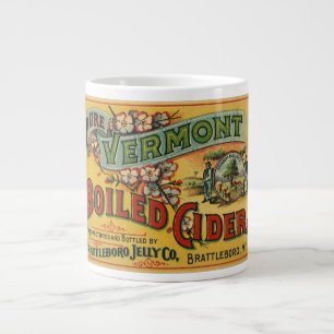 Vintage Brattleboro Jelly Boiled Cider Vermont Jumbo-Tasse