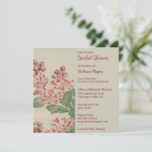 Vintage Brautdusche im gestrichenen Garten Einladu