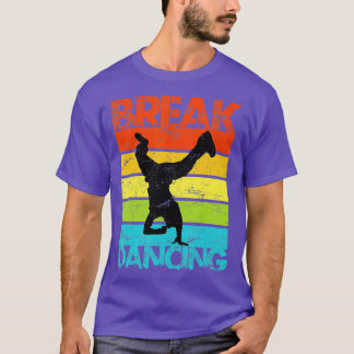 Vintage Breakdancing Bboy Break Dance Urbaner Tanz T-Shirt