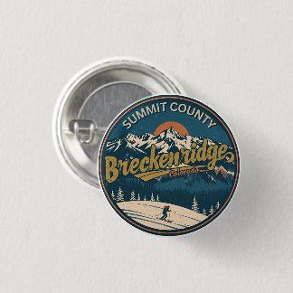 Vintage Breckenridge colorado Rocky Mountain Button