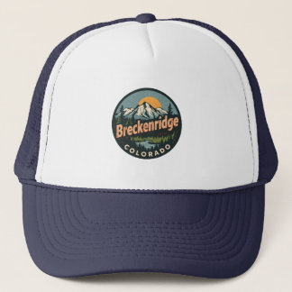 Vintage Breckenridge colorado Rocky Mountain Truckerkappe