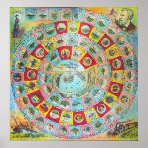 Vintage Brettspiele - Kunstdrucke Poster