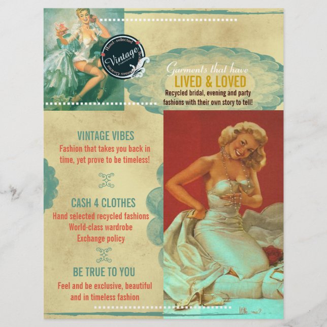 Vintage Bridal Fashions - Flyer (Vorne)