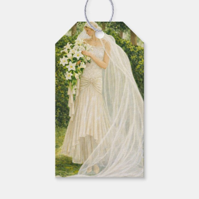 Vintage bride  geschenkanhänger (Vorderseite)
