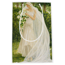 Vintage bride Gift Bag Mittlere Geschenktüte