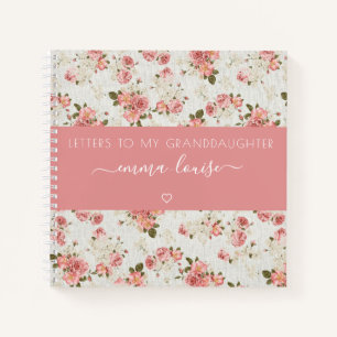 Vintage-Briefe an meine Enkelin Andenken-Notizbuch Notizbuch