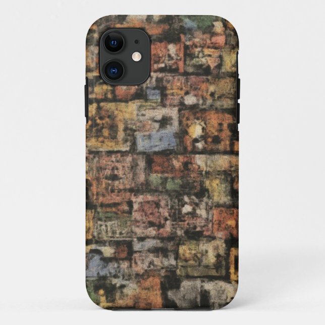 Vintage Briefmarke Collage Mobile Case (Rückseite)