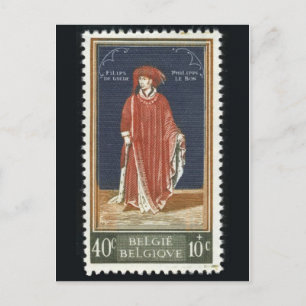Vintage Briefmarke Postkarte