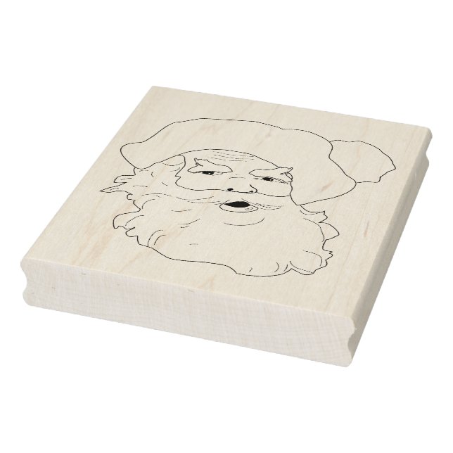 Vintage Briefmarke von Santa Clause Gummistempel (Stempel)