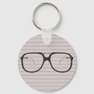 Vintage Brille Schlüsselanhänger
