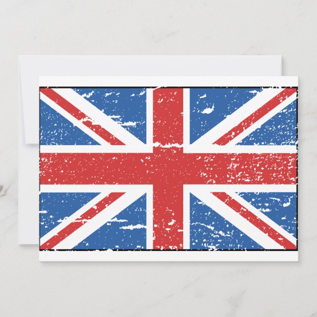 Vintage britische Flagge (Vorderseite)