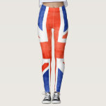 Vintage britische Flagge #10 Leggings<br><div class="desc">Vintage britische Flagge. Design ist auf anderen Produkten erhältlich.</div>