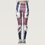 Vintage britische Flagge #11 Leggings<br><div class="desc">Vintage britische Flagge. Design ist auf anderen Produkten erhältlich.</div>