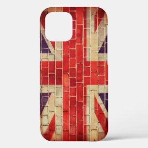 Vintage britische Flagge auf einer Backsteinwand C Case-Mate iPhone Hülle