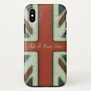 Vintage britische Flagge iPhone X Hülle