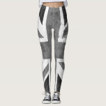 Vintage britische Flagge Leggings<br><div class="desc">Vintage britische Flagge. Design ist auf anderen Produkten erhältlich.</div>